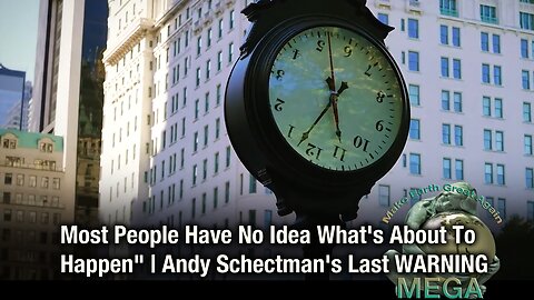 "Most People Have No Idea What's About To Happen" | Andy Schectman's Last WARNING