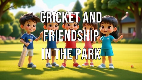 Cricket and Friendship in the Park.