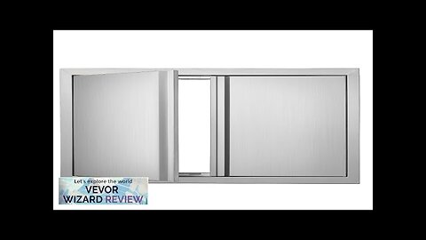 VEVOR BBQ Access Door 30W x 21H Inch Double Outdoor Kitchen Door Review