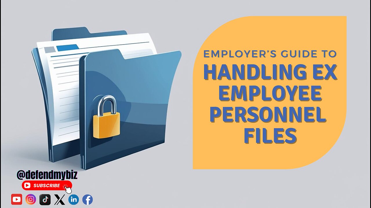 Employer Law: How To Handle An Ex Employee's Personnel File Request