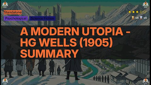 A Modern Utopia - HG Wells (1905) Summary