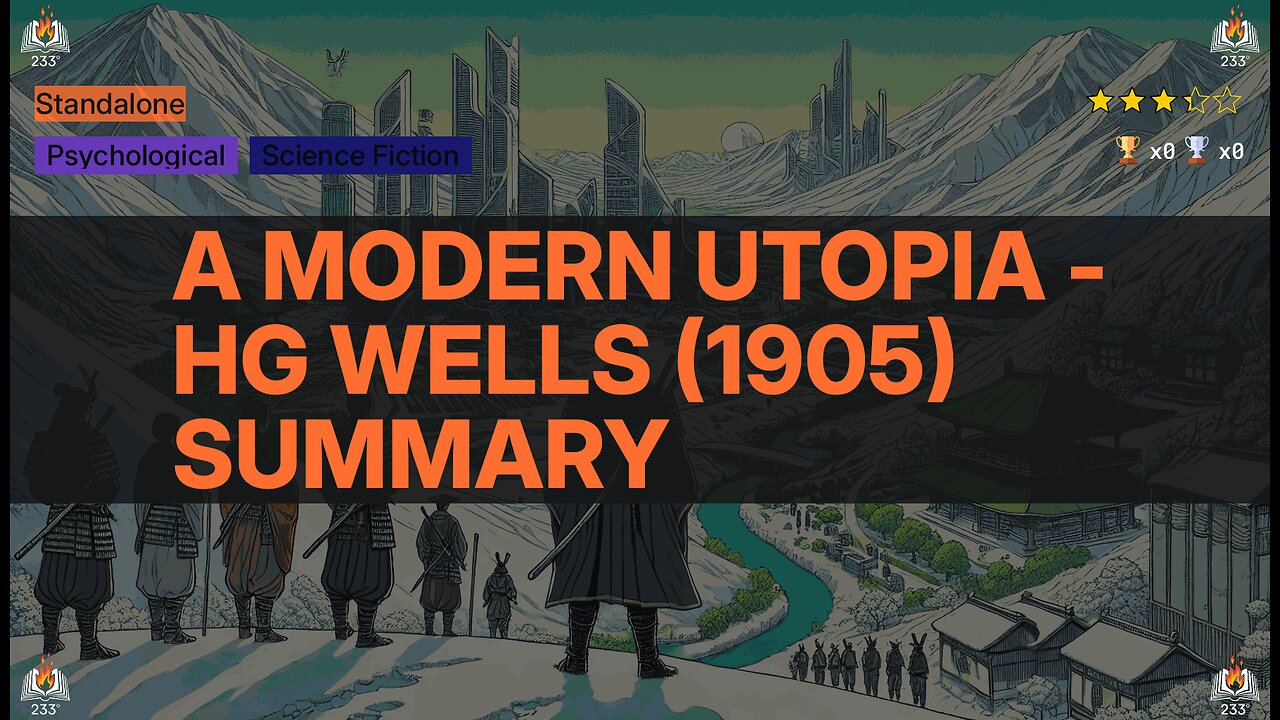 A Modern Utopia - HG Wells (1905) Summary