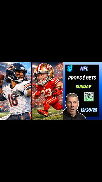 🏈 Best Week 17 Football Picks | Bears vs 49ers | NFL Player Props | | Prizepicks Today 12/28