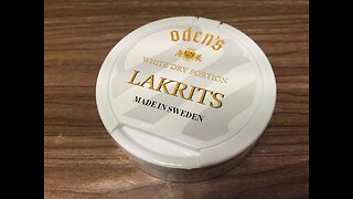 Oden's Lakrits White Dry Snus Review