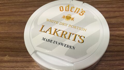 Oden's Lakrits White Dry Snus Review