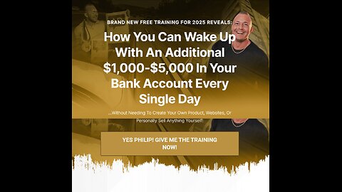 7-Figure Accelerator: Transform Your Daily Earnings with Philip Johansen's Free 2025 Training!