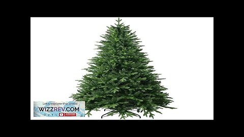 Artificial Christmas Tree with 2639 PE&PVC Mixed Branch Tips Unlit Hinged Premium Review