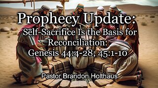 Prophecy Update: Self-Sacrifice Is the Basis for Reconciliation: Genesis 44:4-28; 45:1-10