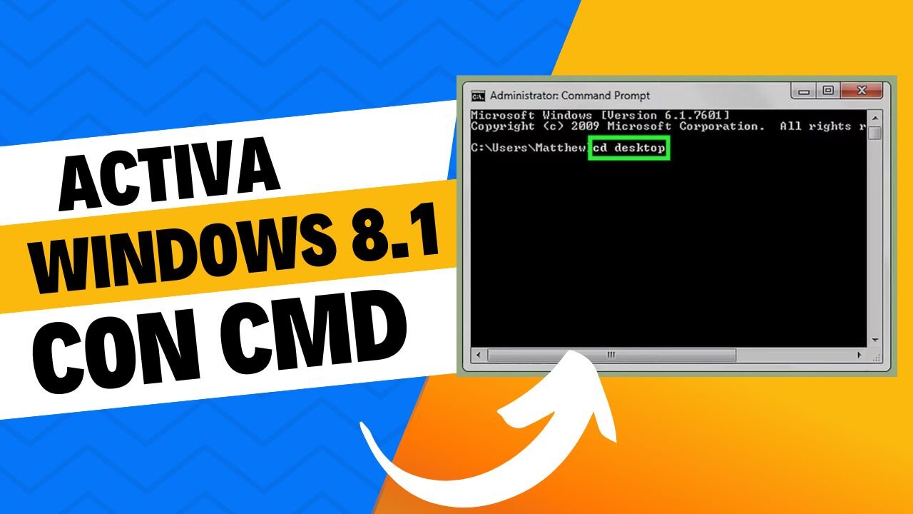 "Cómo Activar Windows 8.1 Usando CMD | Guía Rápida y Fácil 2025"