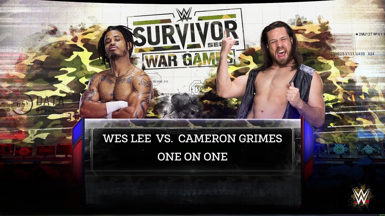 WWE 2k24 Wes Lee vs Cameron Grimes