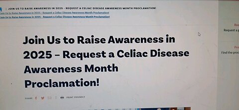 Celiac Disease Awareness Month Is May