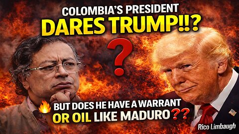 Colombia’s President DARES Trump 😳 But Does He Have a Warrant or Oil Like Maduro❓❓