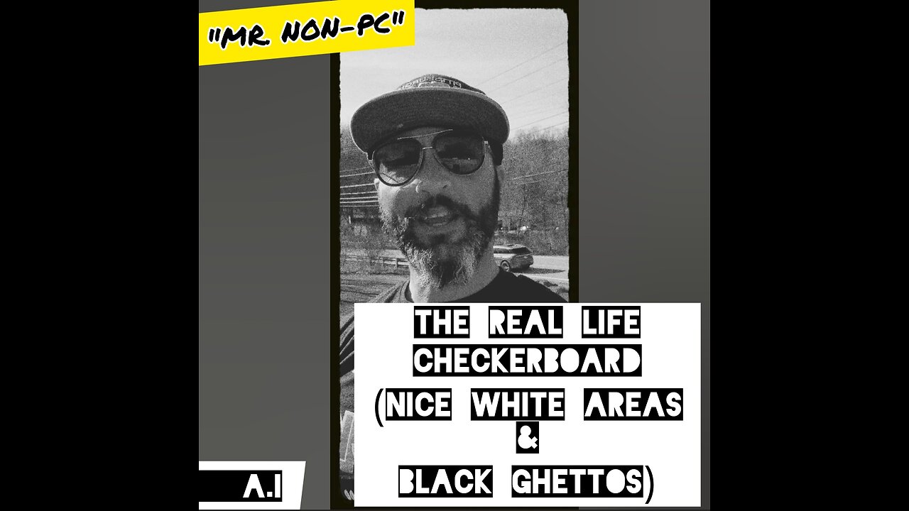 MR. NON-PC : The Real Life Checkerboard (Nice White Areas And Black Ghettos)