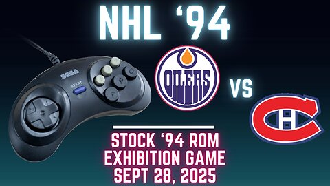 NHL '94: Oilers (Len the Lengend) at Canadiens (Ted_HitchCoCk) {Genesis} - Exhibition 180