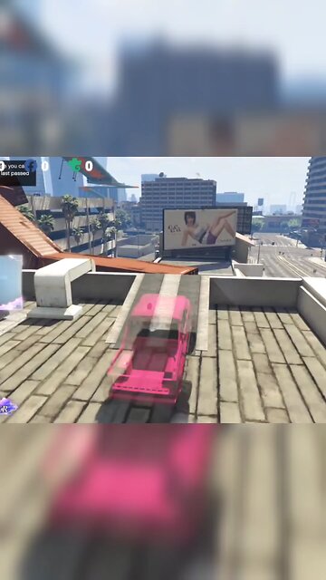 GTA V PARKOUR STUNT #GTA #GTAV #GTAONLINE #SHORTSFEED #SHORTS #SHORTSVIRAL