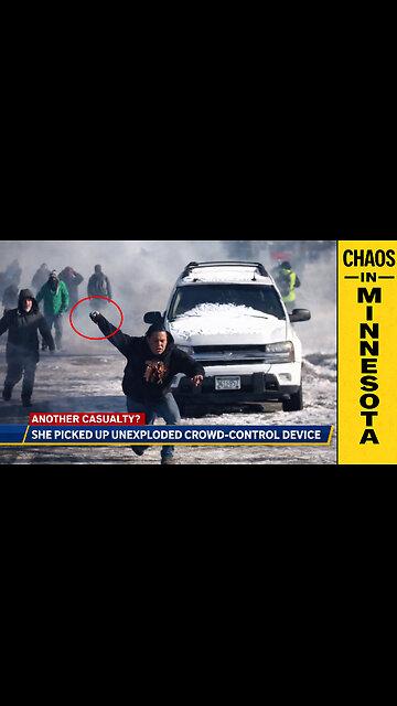 She Picked Up a Crowd-Control Device — Terrible Decision