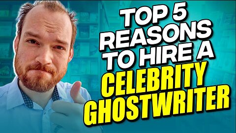 Top 5 Compelling Reasons to Hire a Celebrity Ghostwriter Like Persuasive Writing Coach Joshua Lisec