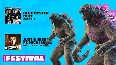 Godzilla Fortnite Festival New Week Songs GODZILLAAAA!!!