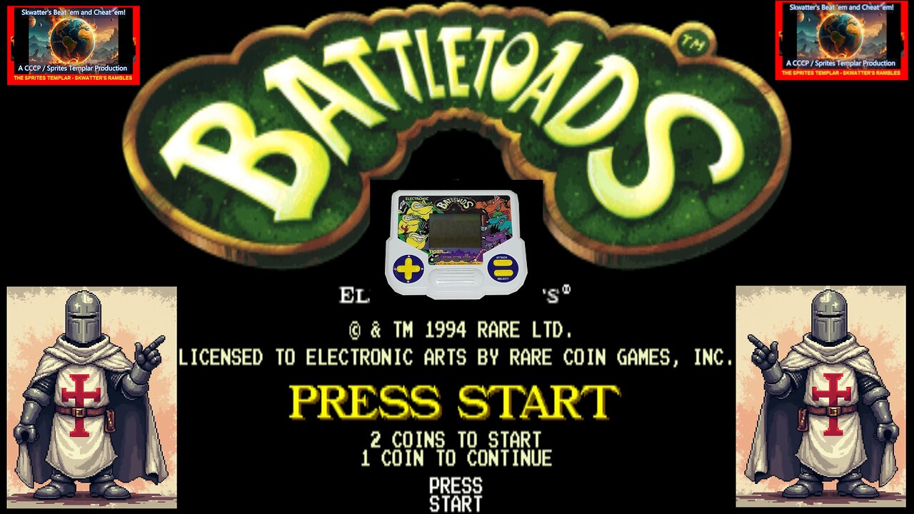 BATTLETOADS - ARCADE+TIGER - SKWATTER'S BEACE AND POP A SKWATT