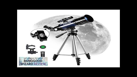 US Direct ESSLNB 15X-180X Astronomical Telescope 70mm Aperture Refractor Telescopes Review