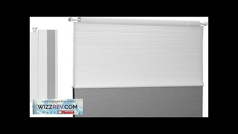 Boolegon Day and Night Cellular Shades No Tools No Drill Blinds Review