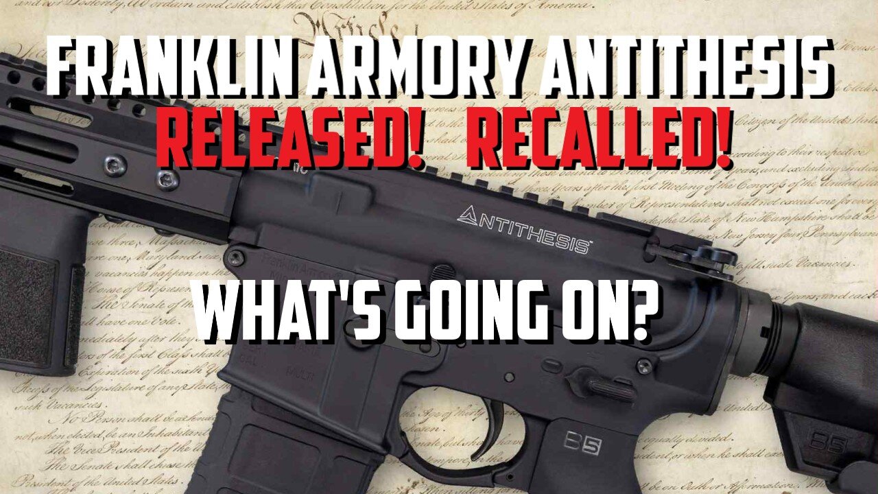Franklin Armory Antithesis - Released - Recalled - What's Going On?