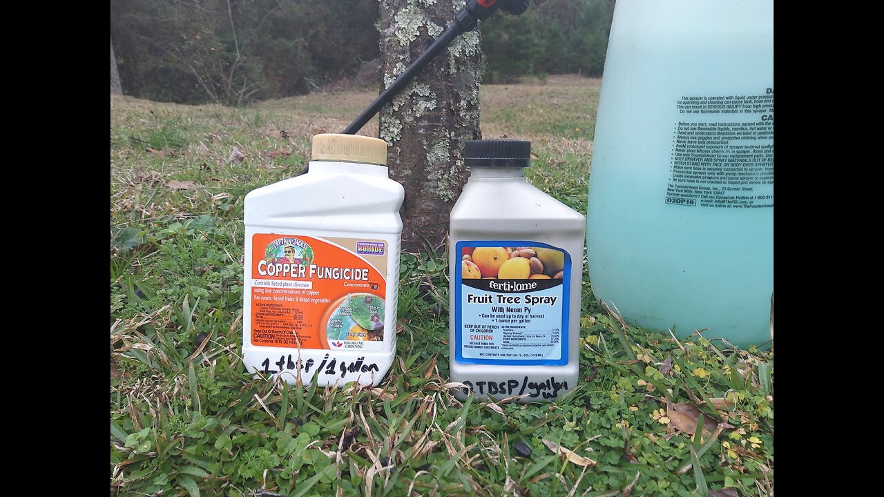 Early Fruit Tree Spraying 1/7/26