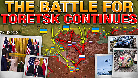 Zelensky’s Handover Completed🤝✅Ukrainians Counterattack Near Toretsk⚔️Military Summary For 2025.2.28