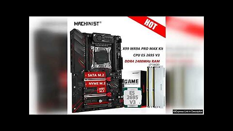 MACHINIST MR9A PRO MAX Motherboard X99 Set LGA 2011-3 Xeon Kit E5 Review