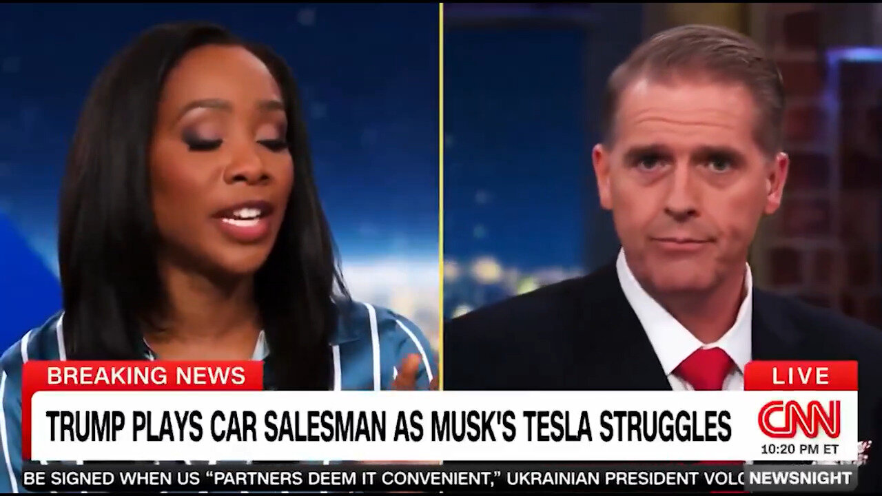 Scott Jennings Reacts As CNN Panel Downplays Tesla Dealerships And Drivers Being Attacked