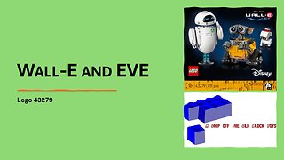 Unboxing & Building Lego 43279 Wall-E and EVE