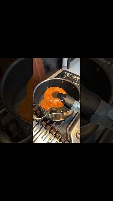 Making apple doughnuts