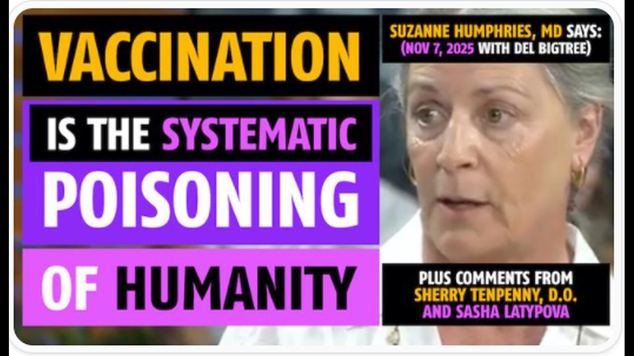 VA666INATION THE 5Y5TEMATIC POI5ONING OF HUMANITY, SAYS SUZANNE HUMPHRIES, MD