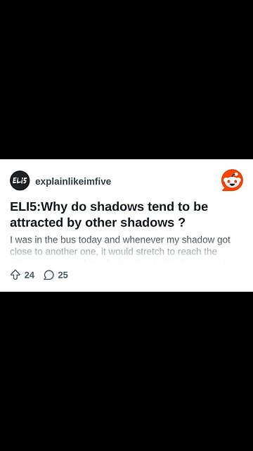 SHADOWS DO NOT ALWAYS 🢢 BEHAVE AS THEY SHOULD