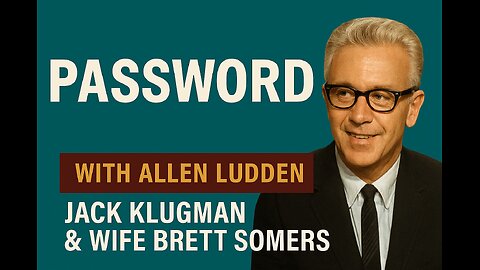 Password Highlights - Jack Klugman & Brett Somers Classic Game Show with Allen Ludden