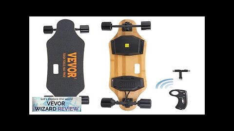 VEVOR Electric Longboard Skateboard with Control 11.2 Mile Range for Adults Kids Review