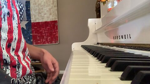 Acoustic Guitar Sound on Keyboard Improvisation in A Minor