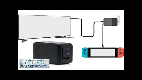 65W 2-in-1 controller & base Power Adapter for Switch Oled HDMI-compatible GaN Review