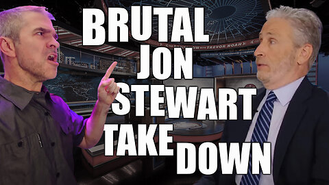 Trump Deranged Jon Stewart GETS SCHOOLED! Slams Self!