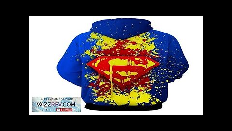 Superman Super Cool Signature Design Full Print Hoodie Review