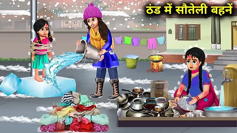 सर्दी में सौतेली बहनें | Hindi Kahani | Moral Stories | Bedtime Stories | Hindi Kahaniya |Kahani