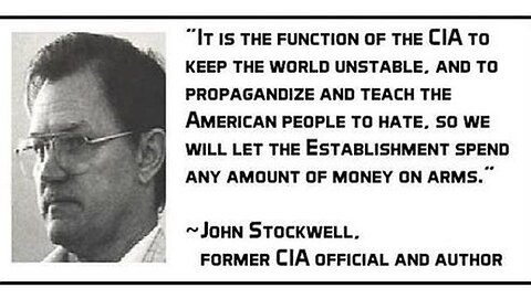 CIA whistleblower, John Stockwell on their dark operations in Africa