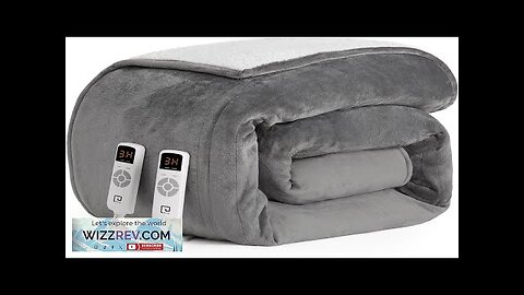 EHEYCIGA Heated Blanket Electric Blanket Queen Size Heating Blanket with 9 Review