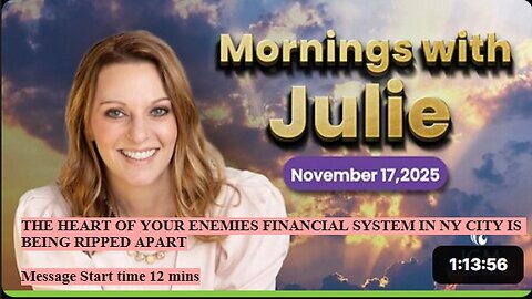 Julie Green subs THE HEART OF YOUR ENEMIES FINANCIAL SYSTEM IN NY CITY IS BEING RIPPED APART