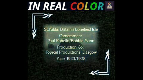 🇬🇧 St Kilda: Britain’s Loneliest Island (1928) — In Real Color — 720p