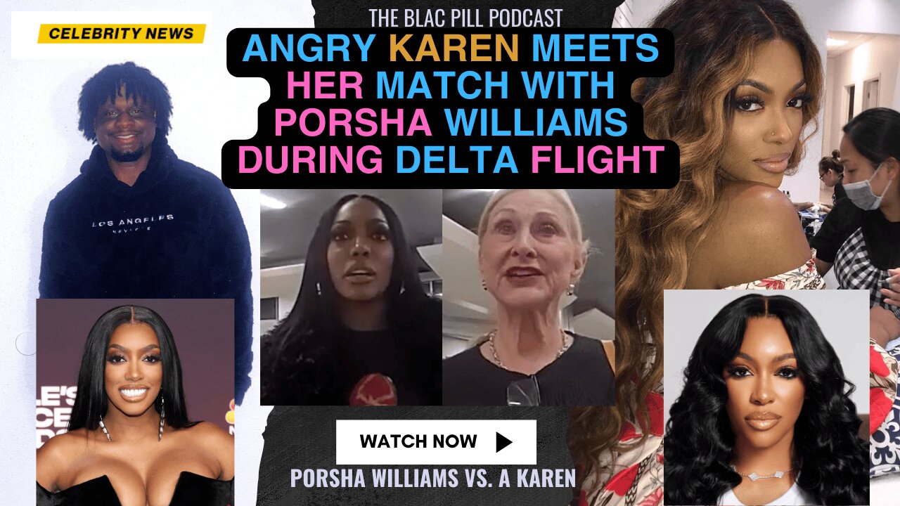 Angry Karen Meets Her Match with Porsha Williams during Delta Flight
