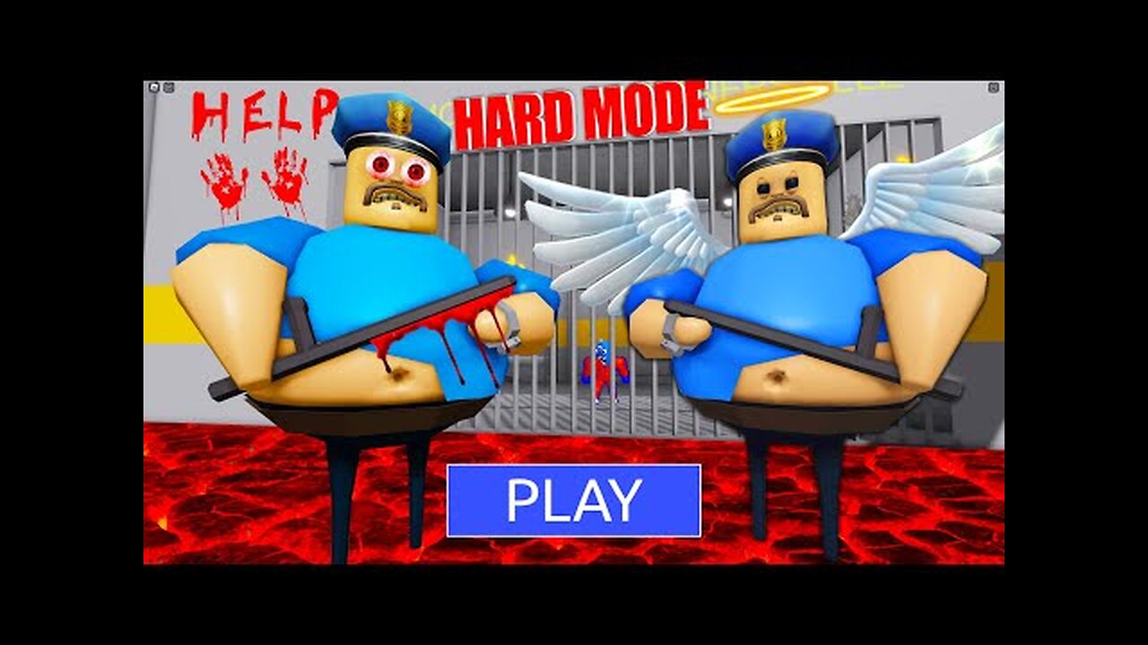 HARD MODE Roblox Barry's Prison Run Obby Walkthrough FULL GAME (#Roblox) #obby