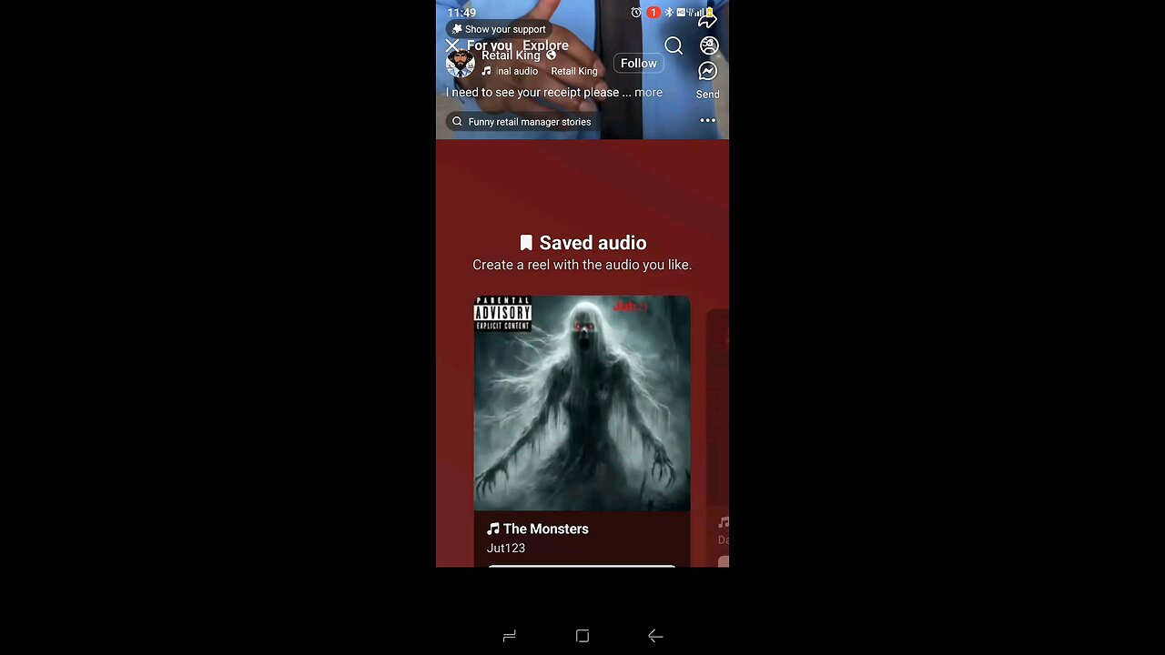 song recap video from my saved audio