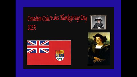 Canadian COlumbus Thanksgving Day 2025