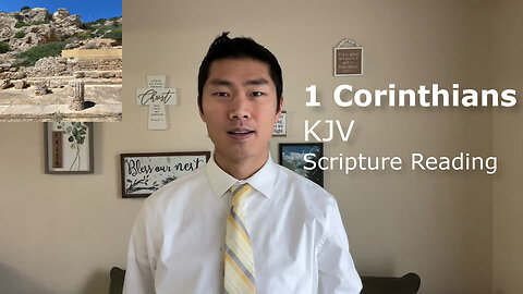 1 Corinthians KJV Audio Bible Reading with Scripture on Screen